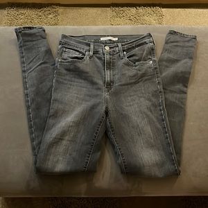Grey charcoal Levi’s Mile High Skinny